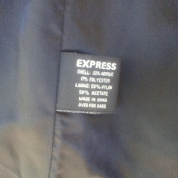 🎀Express Black & White/Cream Houndstooth Faux Fur Coat Size: 9/10 - Picture 5 of 10